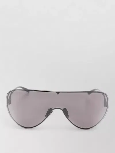 GUCCI SUNGLASSES CURVED FRAME TINTED LENSES NOSE PADS