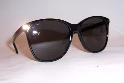 Pre-owned Gucci Sunglasses Gg 0024s 001 Black/gray Authentic 0024
