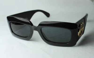 Pre-owned Gucci Sunglasses Gg 0811 001 Black In Gray
