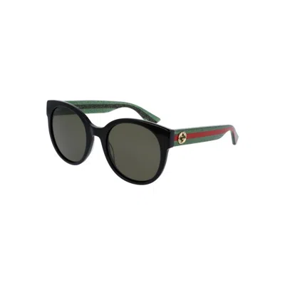 Gucci Sunglasses  Gg0035sn 002 Black Green Green 54/22/140