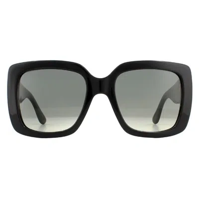 Pre-owned Gucci Sunglasses Gg0141sn 001 Black Grey Gradient In Gray