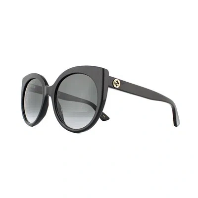 Pre-owned Gucci Sunglasses Gg0325s 001 Black Gray Gradient