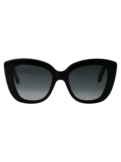Gucci Gg0327s Sunglasses In 001 Black Black Grey