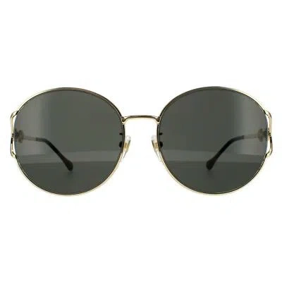Pre-owned Gucci Sunglasses Gg1017sk 001 Gold Gray