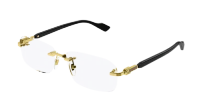Pre-owned Gucci Sunglasses Gg1221o 001 Gold Man