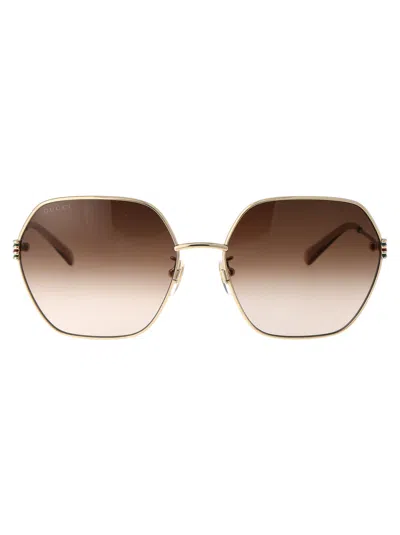 Gucci Sunglasses Gg1285 Sa 002 In Brown