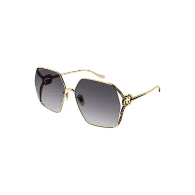 Gucci Sunglasses  Gg1322sa 001 Gold Gold Grey 64/16/135