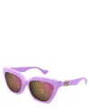 Gucci Gg1542s Linea Gg Logo Eyeglasses In Crl