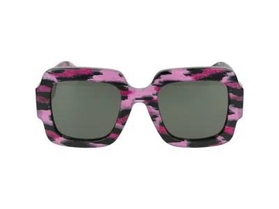 Gucci Sunglasses  Gg1547s 003 Black Black Grey 50/24/145 In Pink