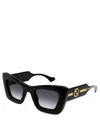 Gucci Grey Gradient Cat Eye Ladies Sunglasses Gg1552s 001 49 In Crl