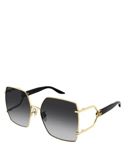Gucci Gg Logo Metal Butterfly Sunglasses In Crl