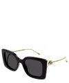 Gucci Gg Mixed-media Butterfly Sunglasses In Crl