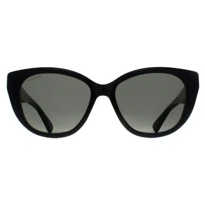 Pre-owned Gucci Sunglasses Gg1588s 001 Black Gray