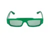 Gucci 55mm Rectangular Sunglasses In Green