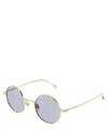 Gucci Eyewear Round Frame Sunglasses In Crl