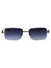 Gucci Horsebit Rectangular Sunglasses In Blue