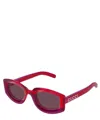 Gucci Cat Eye-frame Injection Sunglasses In Crl