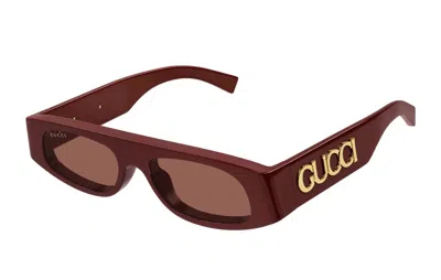 Pre-owned Gucci Sunglasses Gg1771s 003 Red Runway Ancora 2024