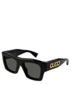 Gucci Grey Square Ladies Sunglasses Gg1772s 001 52 In Crl