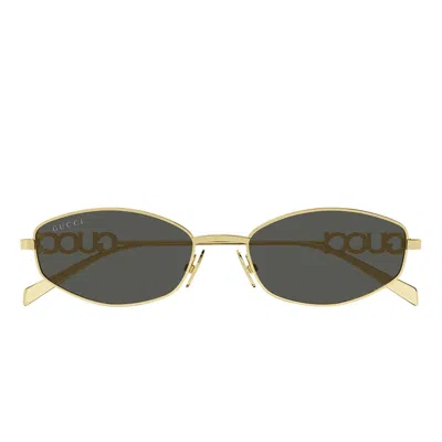 Gucci Sunglasses Gg1802 S 001 Gold/grey Women