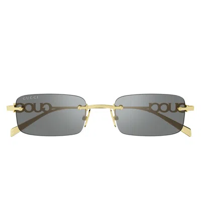 Gucci Sunglasses Gg1808 S 003 Gold/grey Men