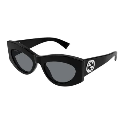 Gucci Sunglasses  Gg1843s 001 Black Black Smoke 53/20/140