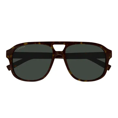 Gucci Sunglasses Gg1856 S 002 Brown/green Men In Multi