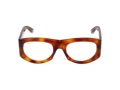 Gucci Sunglasses  Gg1917s 005 Havana Havana Transpa 53/21/140 In Brown