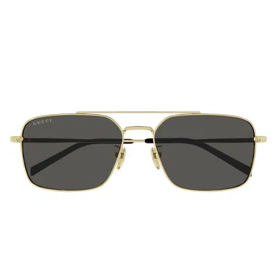 Gucci Sunglasses Gg1957 Sa 001 Gold/grey Men In Multi