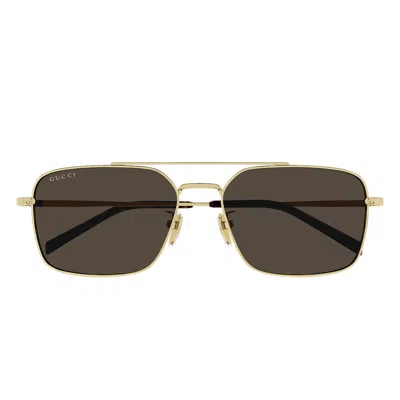 Gucci Sunglasses Gg1957 Sa 002 Gold/brown Men