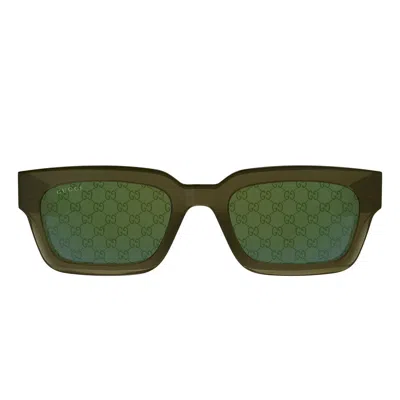 Gucci Sunglasses Gg2069 S 004 Green/green Monogram Men
