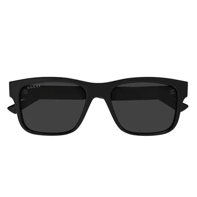 Gucci Sunglasses Gg2085 S 001 Black/grey Men In White