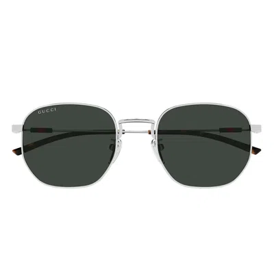 Gucci Sunglasses Gg2095 S 002 Silver/green Men