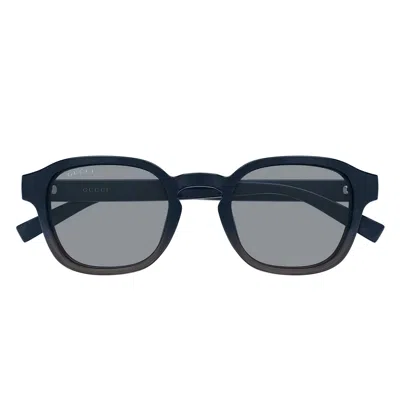 Gucci Sunglasses Gg2106 S 004 Blue/gray Men In Black