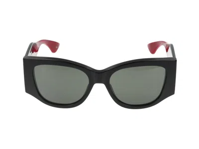 Gucci Sunglasses Gg2115s 001 Rectangular Thick Frame In Black