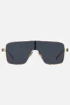 Gucci Rectangular Frame Sunglasses In Gold