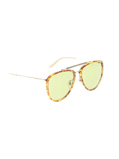 Pre-owned Gucci Sunglasses In Gold