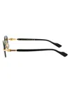 Gucci Gg1221s M 001 Rectangle Sunglasses In Gold Black Grey