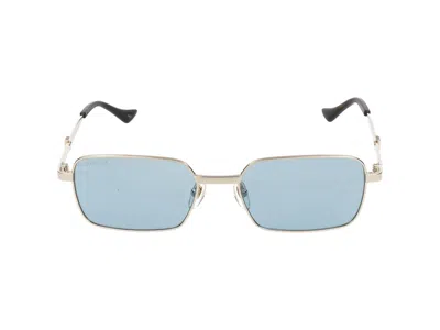 Gucci Sunglasses In Gold Gold Blue