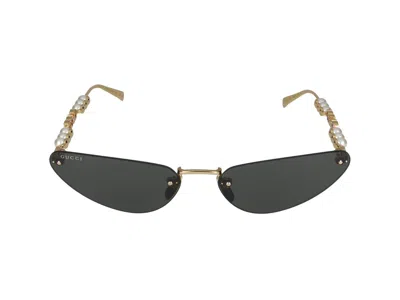 Gucci Sunglasses In Gold Gold Grey