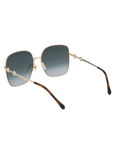 Gucci Sunglasses In Gold Gold Grey