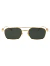 Gucci Gg1804s Linea Name Of Brand 001 Gold Grey Sunglasses In Gray