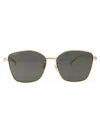Gucci Gg1805sa Sunglasses In Gold-gold-grey