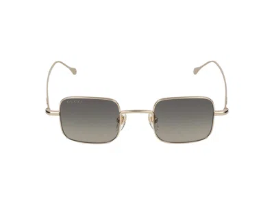 Gucci Sunglasses In Gold Gold Grey