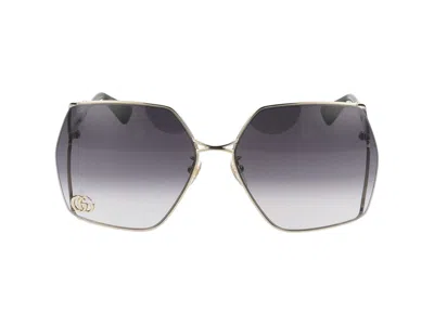 Gucci Sunglasses In Gold Gold Grey