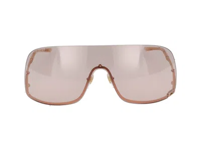 Gucci Sunglasses In Gold Gold Pink