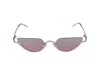 Gucci Gg1603s Cat-eye Frame Sunglasses In Gold Gold Pink