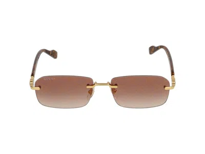 Gucci Sunglasses In Gold Yellow Red