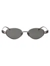 Gucci Ruthenium-ruthenium-grey Metal Sunglasses In Gray