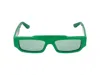 Gucci Rectangle-frame Sunglasses In Green